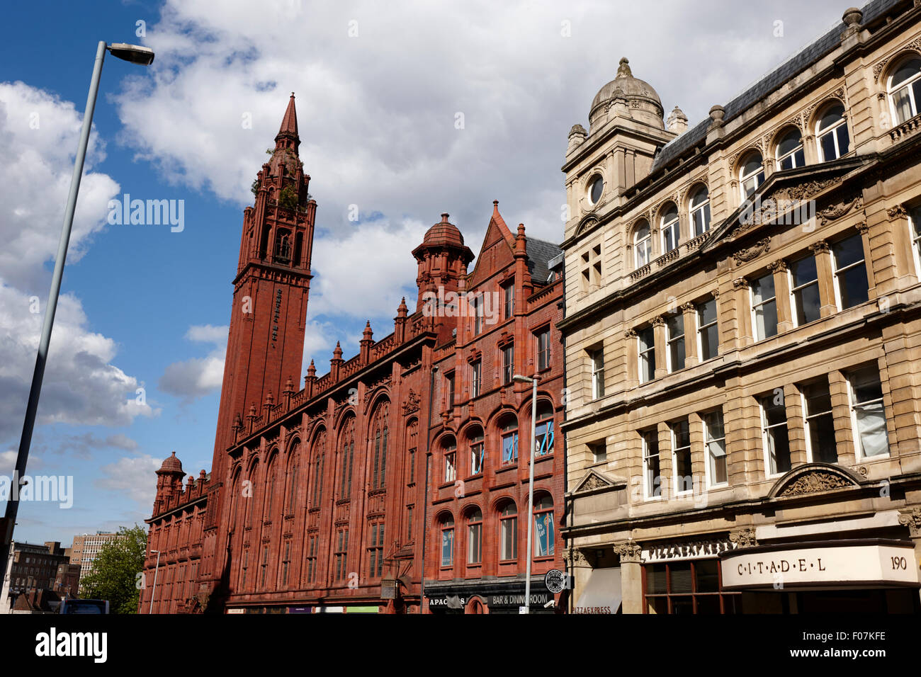 Birmingham Methodist Hall und Zitadelle Kammern Corporation street UK Stockfoto