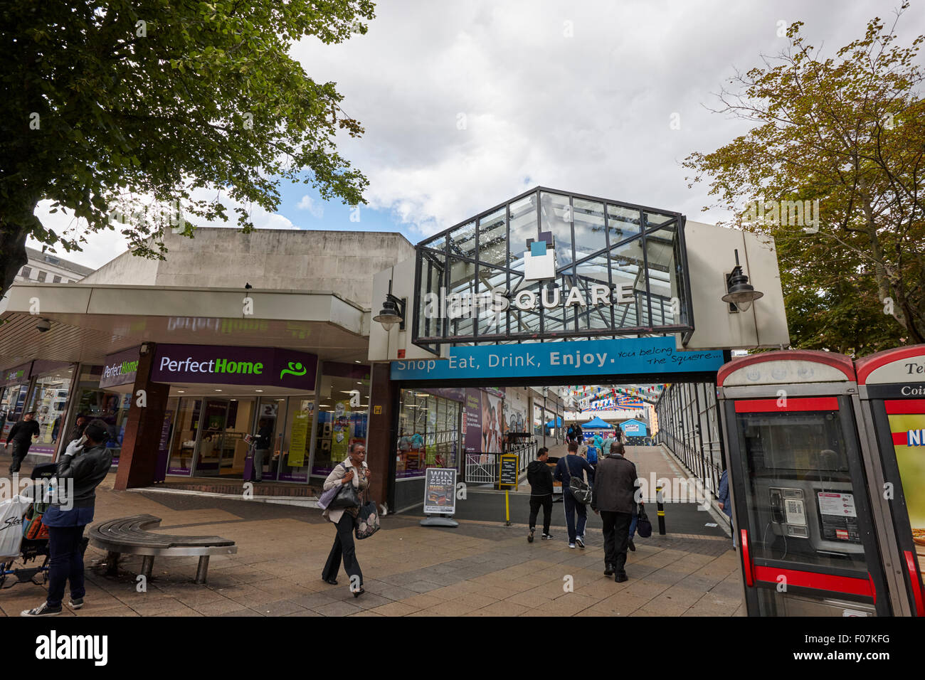 Das Square Shopping Centre Birmingham UK Stockfoto
