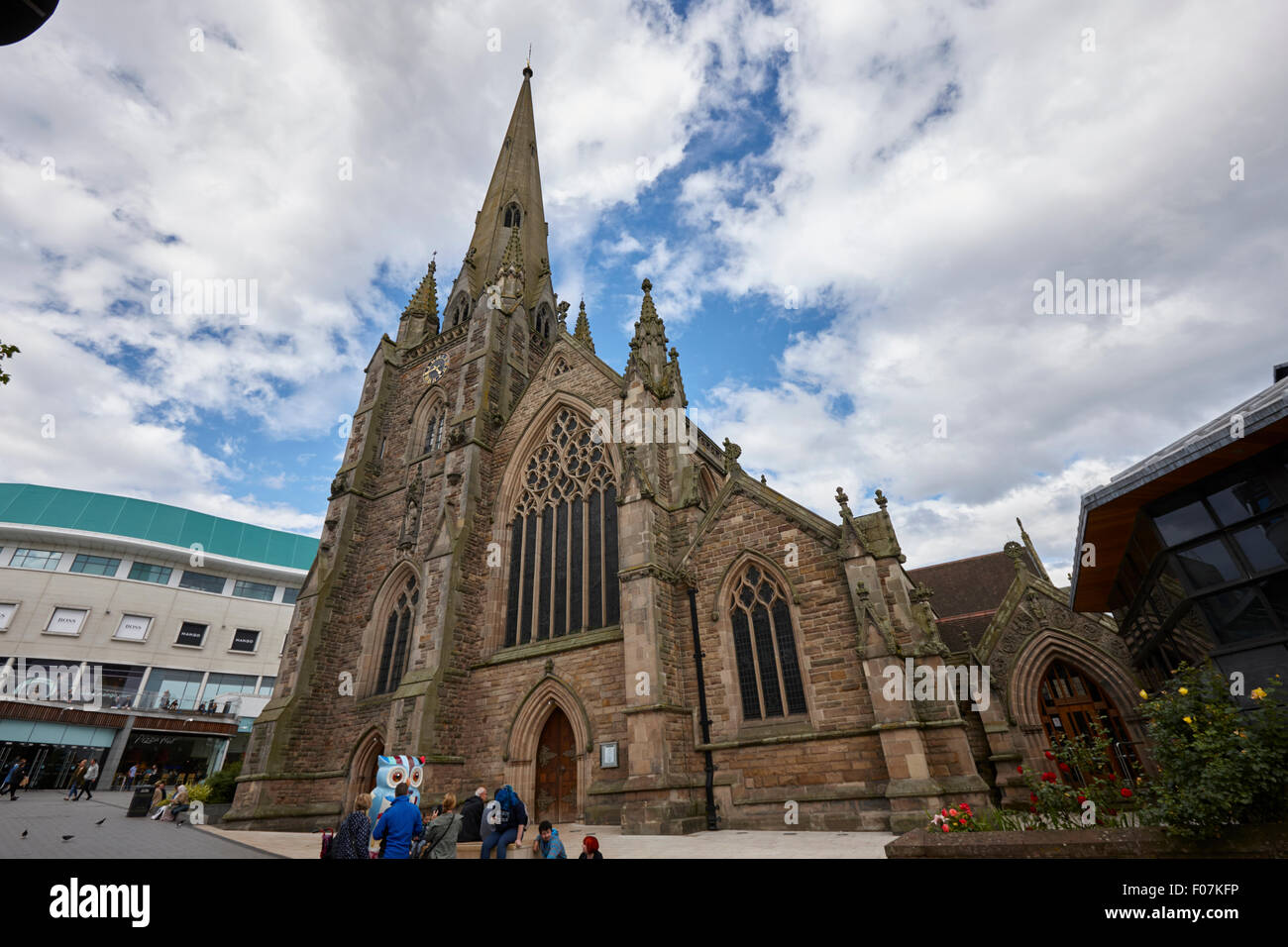 St. Martins Kirche Birmingham, UK Stockfoto