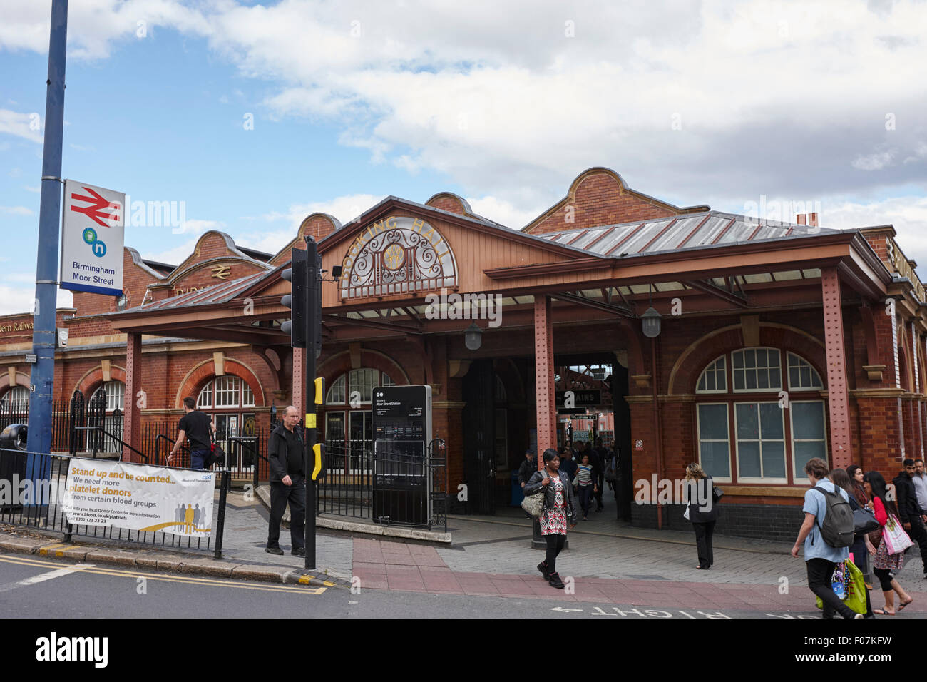 Der Bahnhof Birmingham Moor Street UK Stockfoto