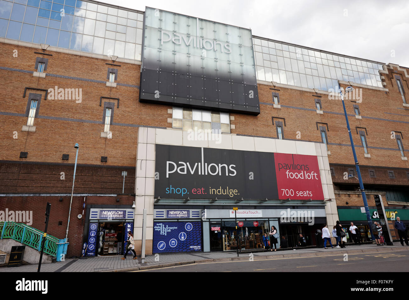 Pavillons Einkaufszentrum Birmingham UK Stockfoto
