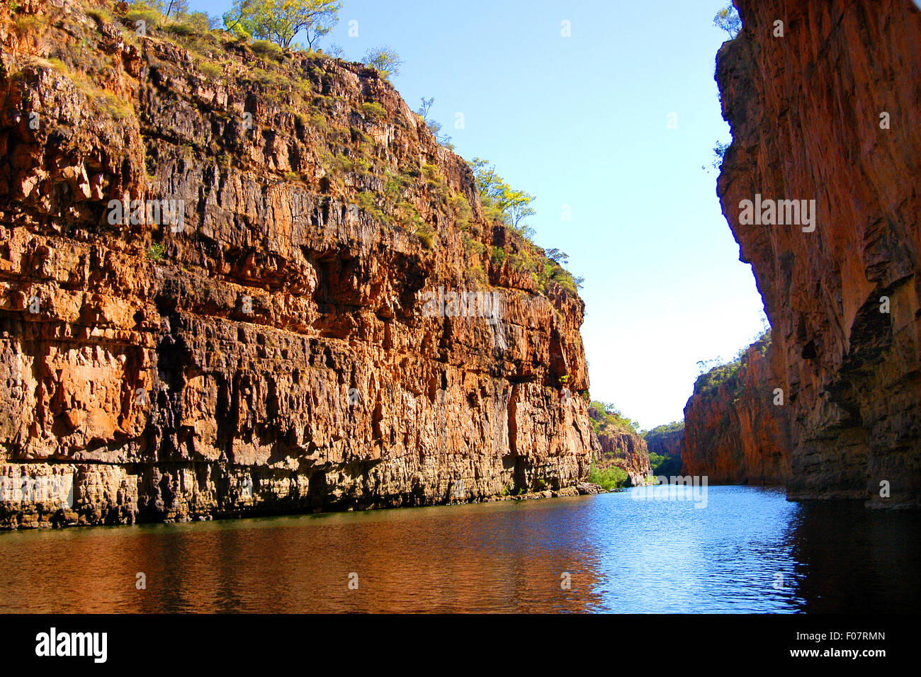 Windjana Gorge in der Kimberley Region von Western Australia Stockfoto