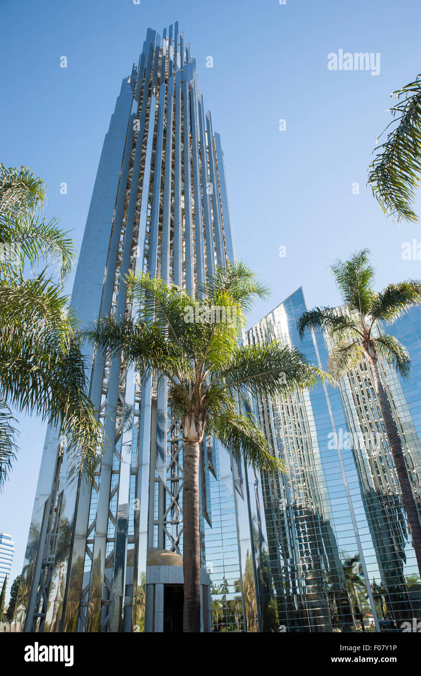 Christus-Kathedrale, früher als Crystal Cathedral in Garden Grove, Kalifornien, USA Stockfoto