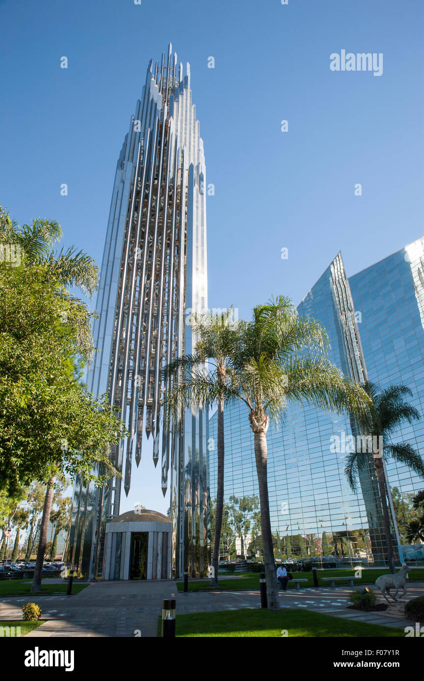 Christus-Kathedrale, früher als Crystal Cathedral in Garden Grove, Kalifornien, USA Stockfoto