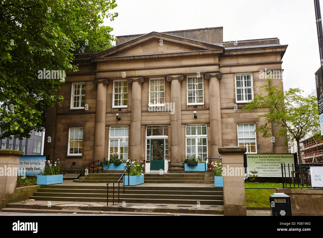 Freunde treffen Haus Manchester uk Stockfoto