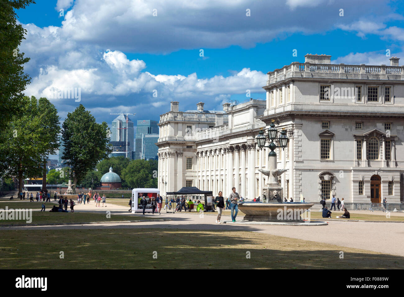 Old Royal Naval College in Greenwich, London, UK Stockfoto