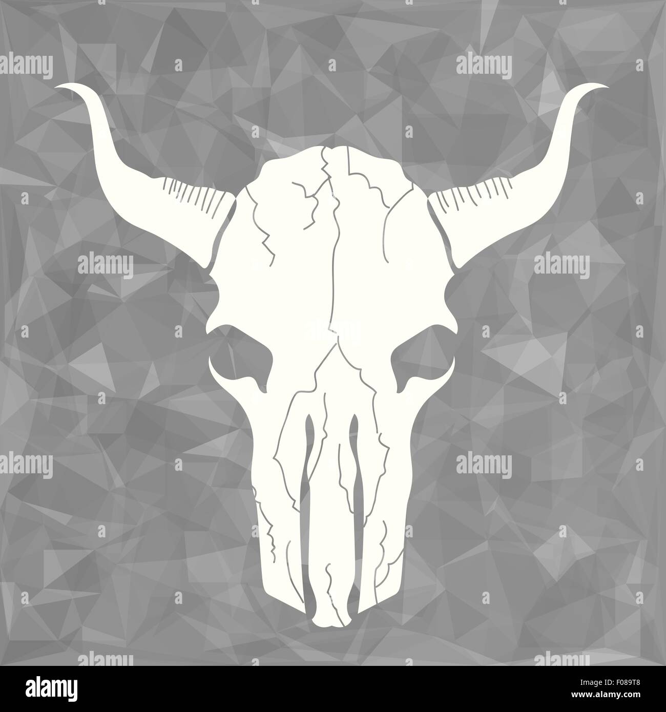 Schädel-Bull Stock Vektor