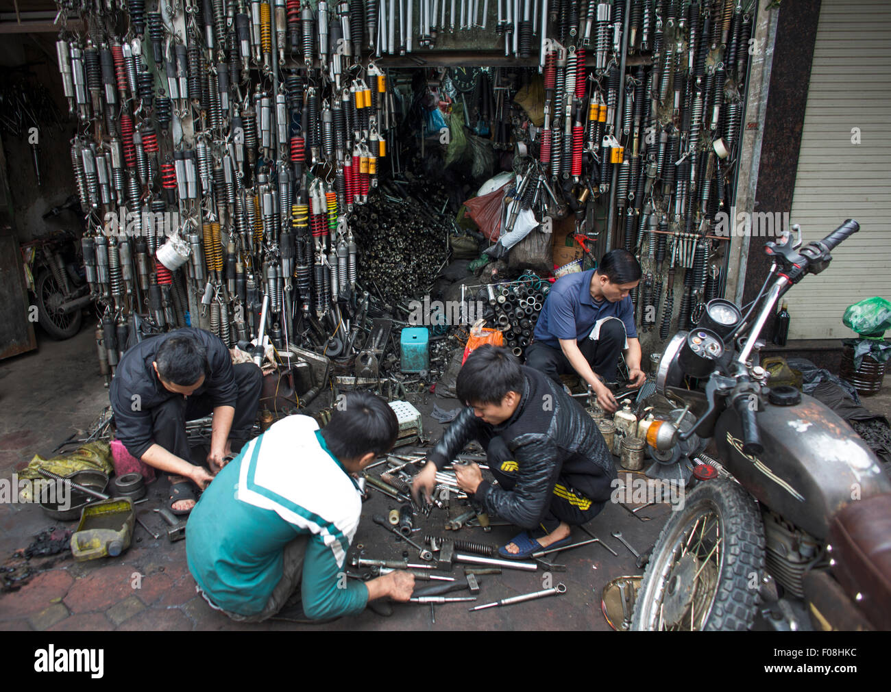 Hardware und Tool-Markt in Hanoi, Vietnam Stockfoto