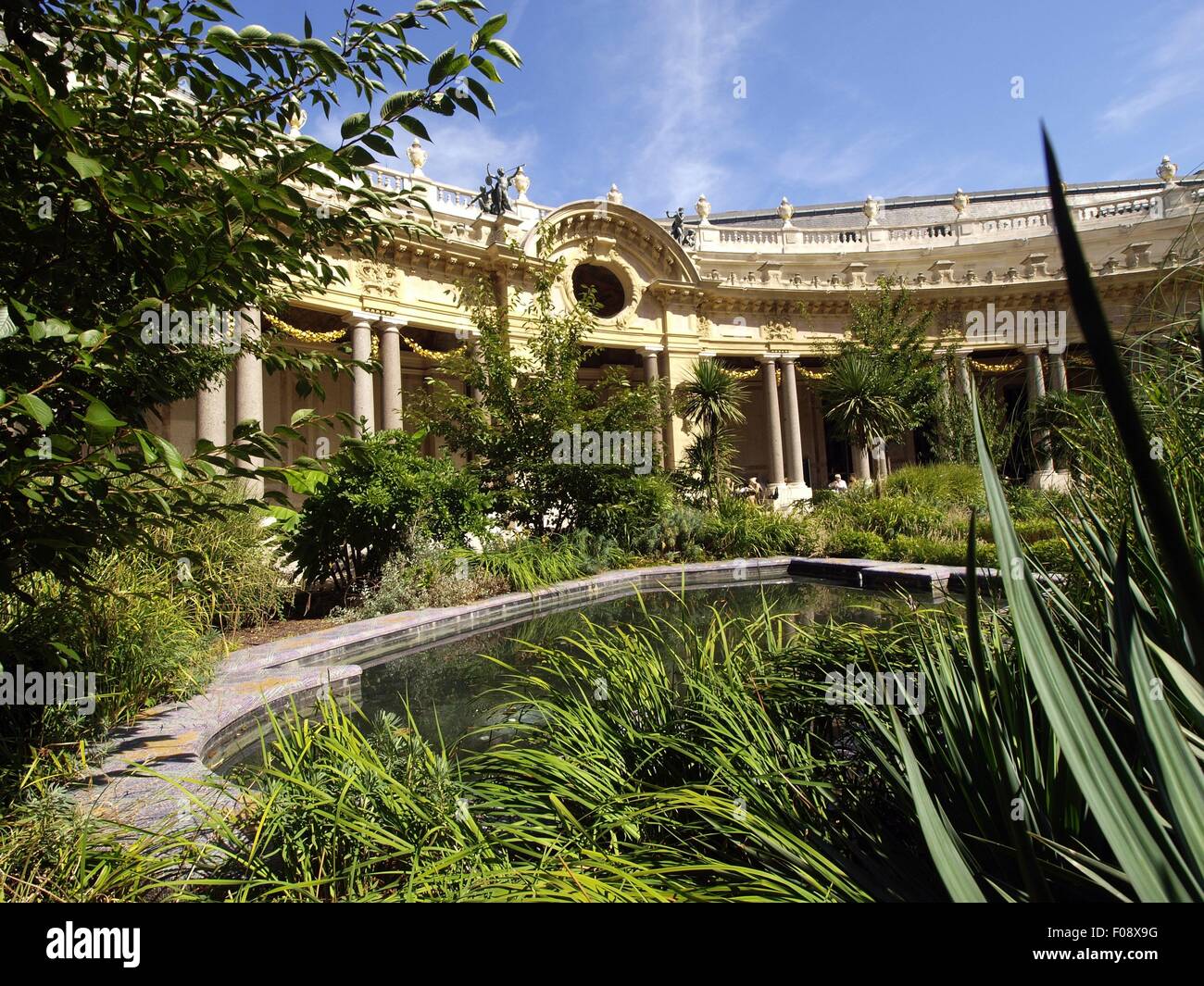 Innenhof des Petit Palais-Museum in Paris, Frankreich Stockfoto