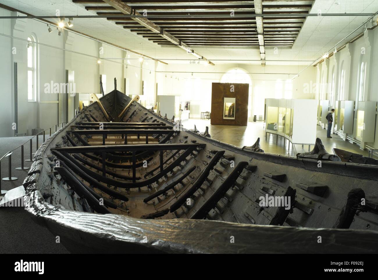 Das Boot konnte Eiche Schloss Gottorf in Schleswig, Deutschland Stockfoto