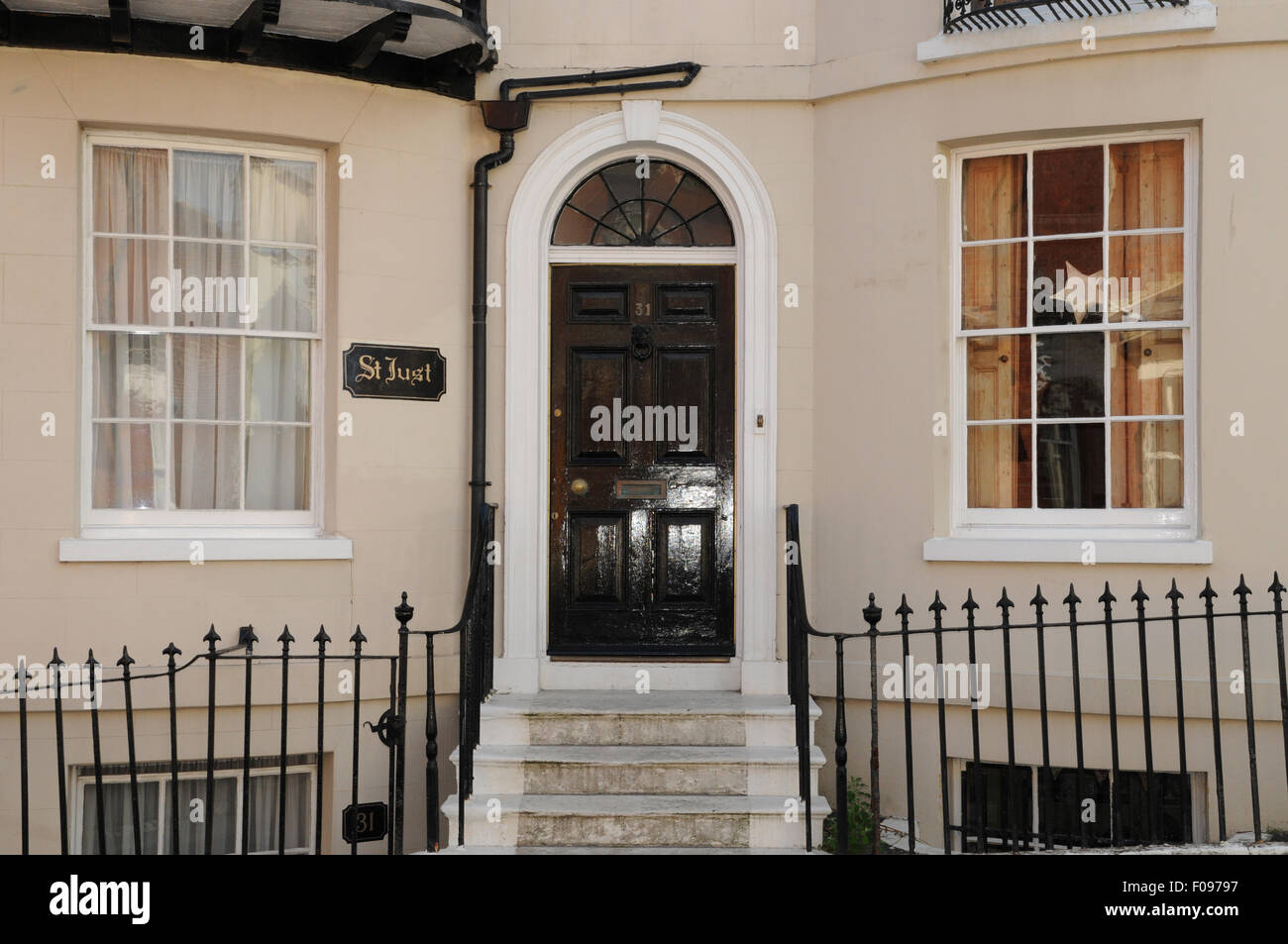 "St. Just" verwendet das Haus in Croft Road, Old Town, Hastings in der TV Serie Foyle War als die Heimat des DCS Foyle. Stockfoto