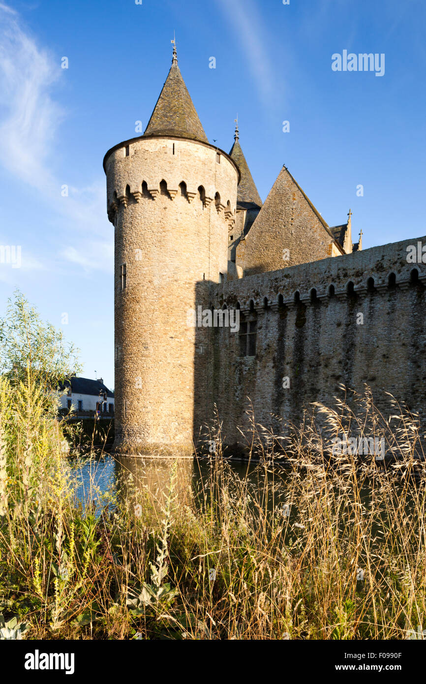 Das Chateau de Suscinio, Sarzeau, Bretagne, Frankreich Stockfoto