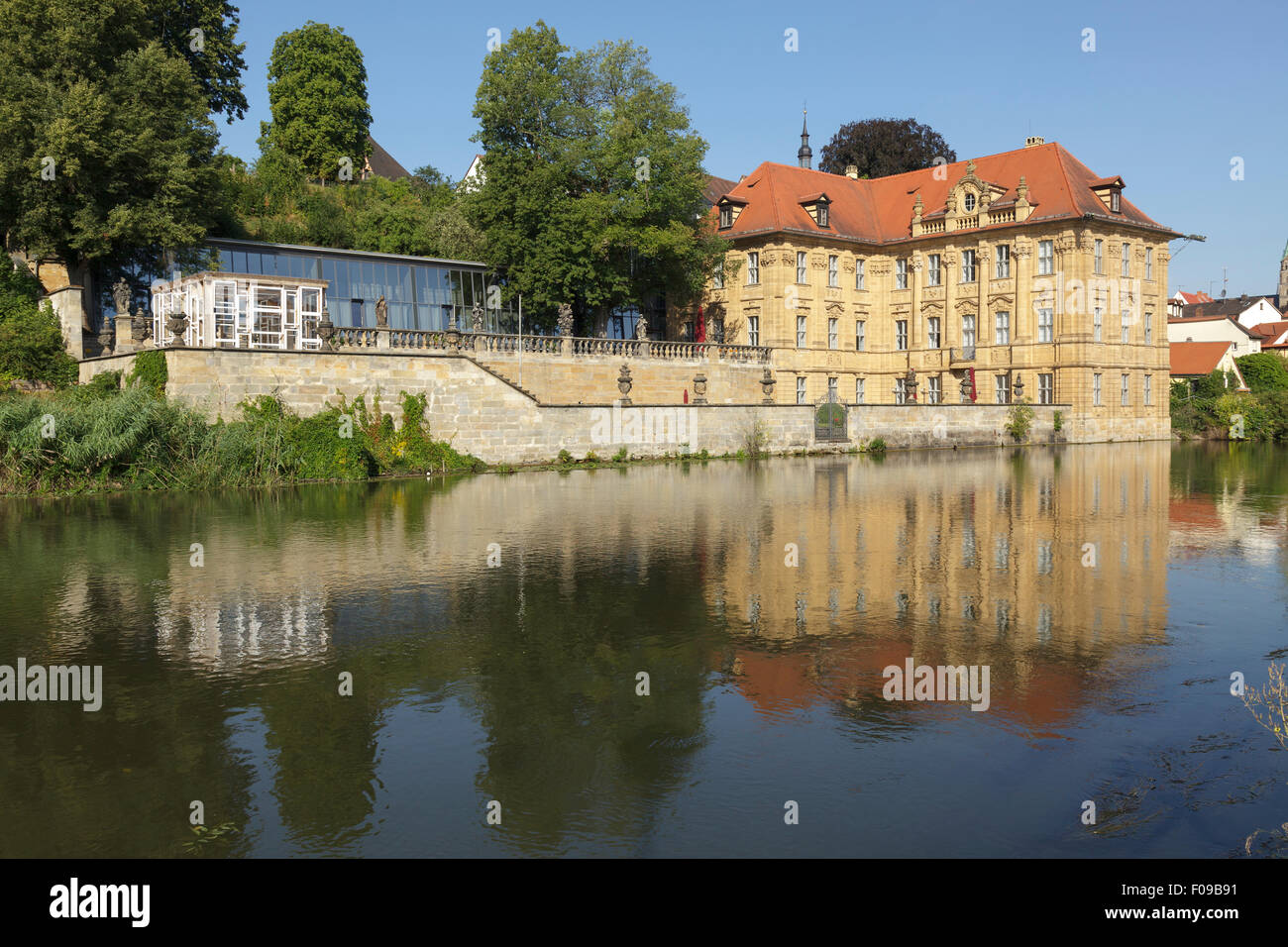 Internationale Künstler Haus Villa Concordia, Bamberg, Bayern, Deutschland Stockfoto