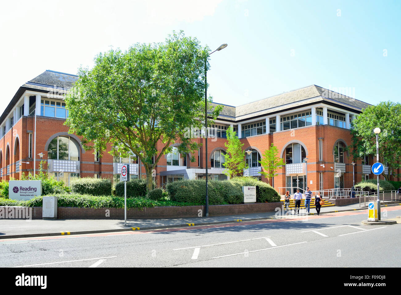 Reading Borough Council Civic Offices, Bridge Street, Reading, Berkshire, England, Vereinigtes Königreich Stockfoto