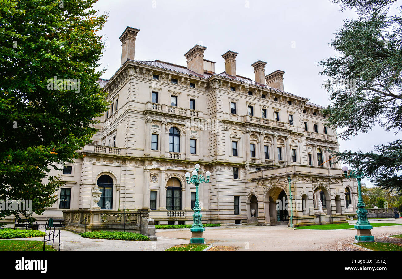 The Breakers, ein Vanderbilt Mansion - Newport, Rhode Island Stockfoto