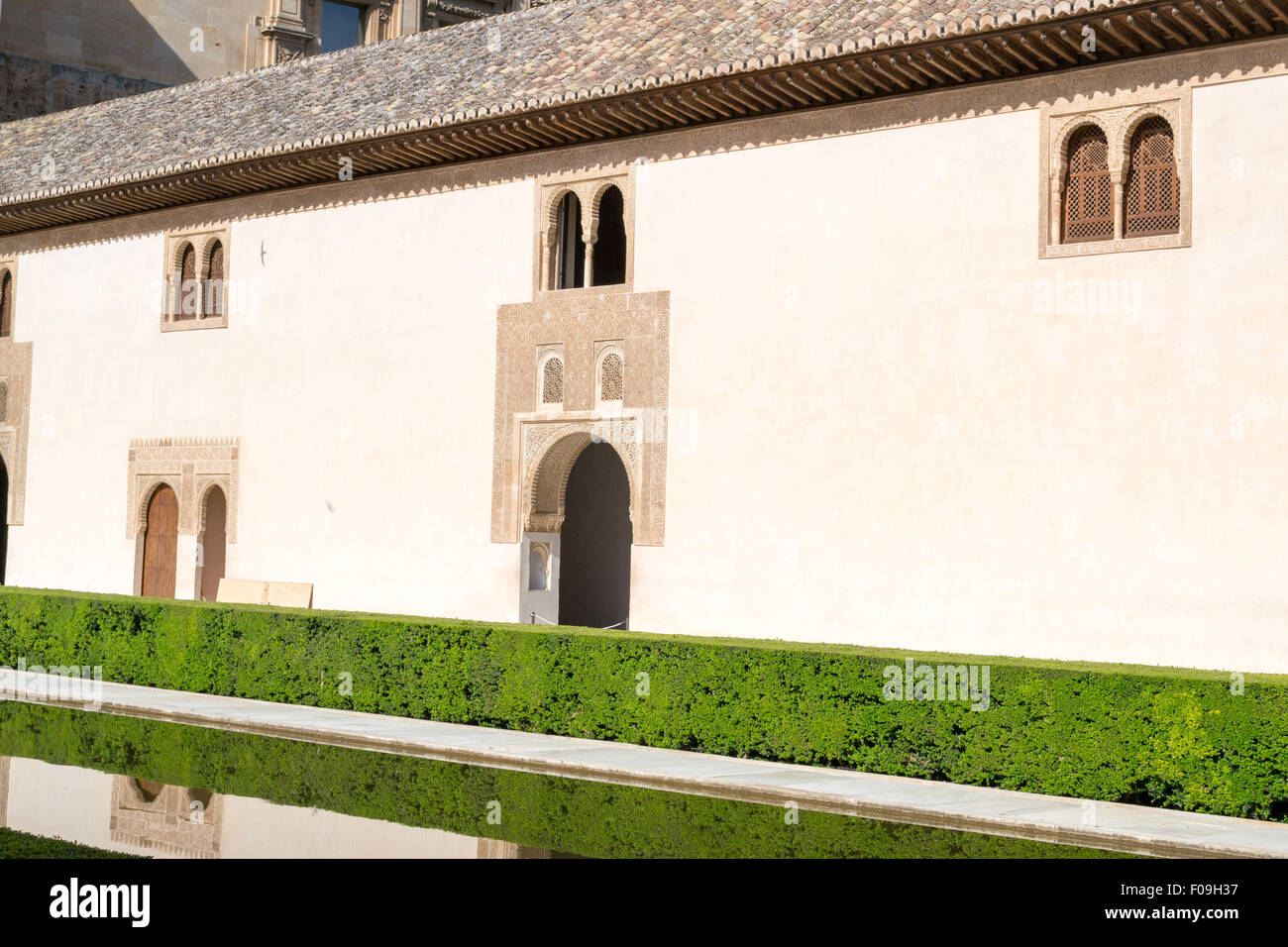 Alhambra-Palast befindet sich in Granada (Spanien) ist ein master Pice der islamischen/muslimischen Architektur in Europa Stockfoto