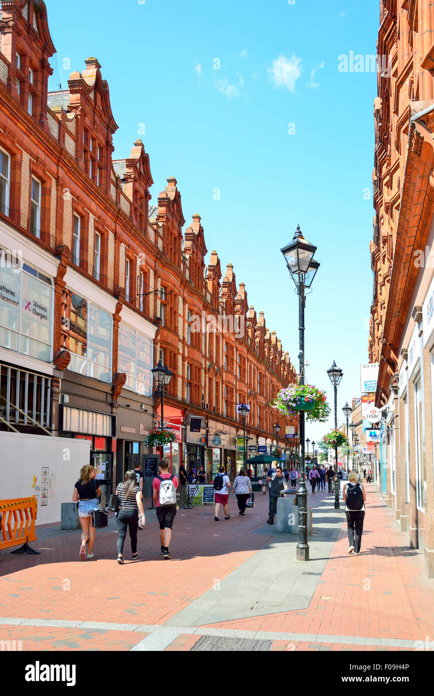 Queen Victoria Street, Reading, Berkshire, England, Vereinigtes Königreich Stockfoto