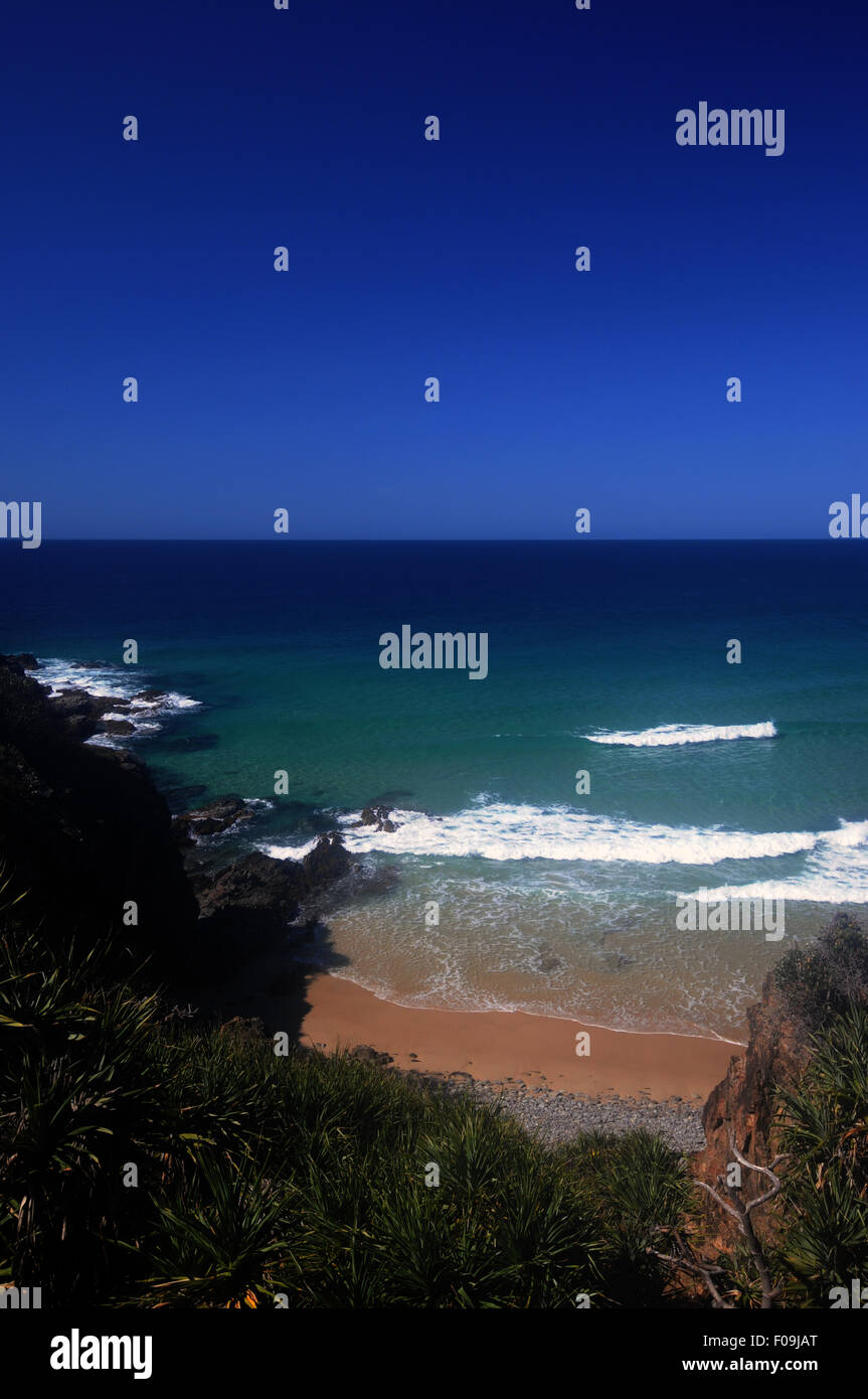 Fernbedienung Eagle Bay, Noosa National Park, Sunshine Coast, Queensland, Australien Stockfoto
