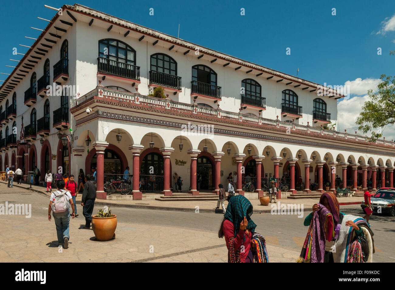 Hotel Santa Clara, San Cristobal de Las Casas, Mexiko Stockfoto