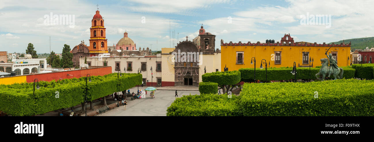 Templo del Oratorio, Panorama San Miguel de Allende, Mexiko Stockfoto