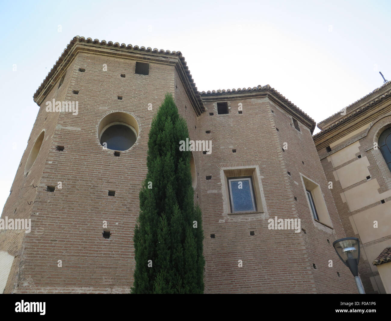 Rückansicht des Malaga Kirche Virgen Carmen gewidmet Stockfoto