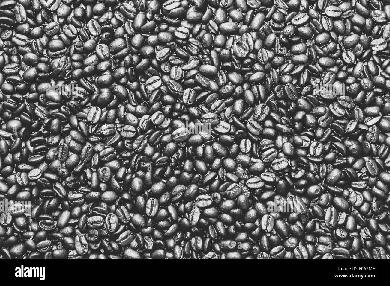Kaffeebohnen-Textur Stockfoto