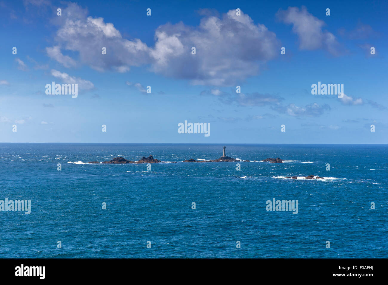 South West Coast Path, Lands End, Langschiffe Stockfoto