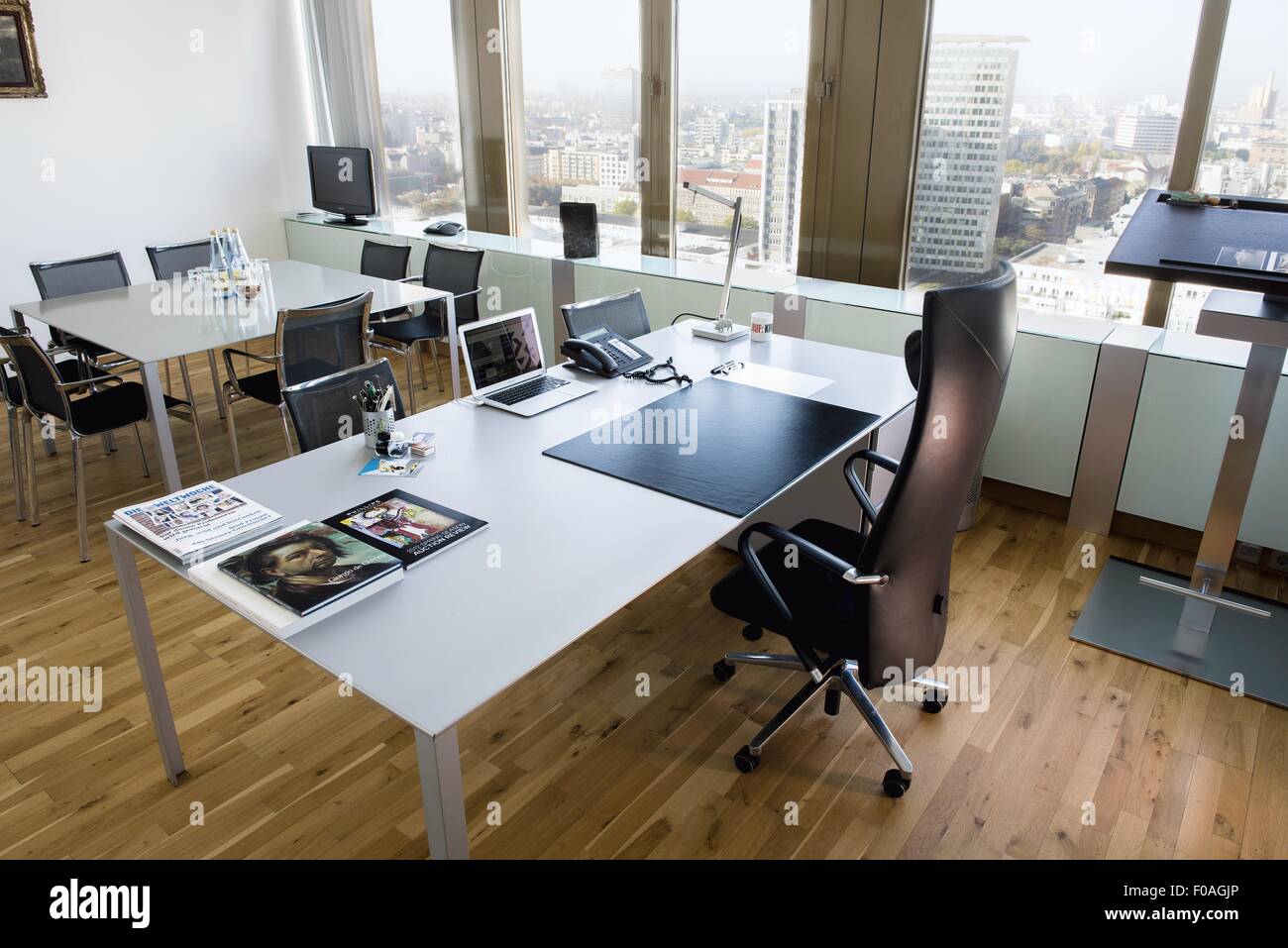Kabine eines Offiziers Mathias Dopfner an der Axel Springer AG, Berlin, Deutschland Stockfoto