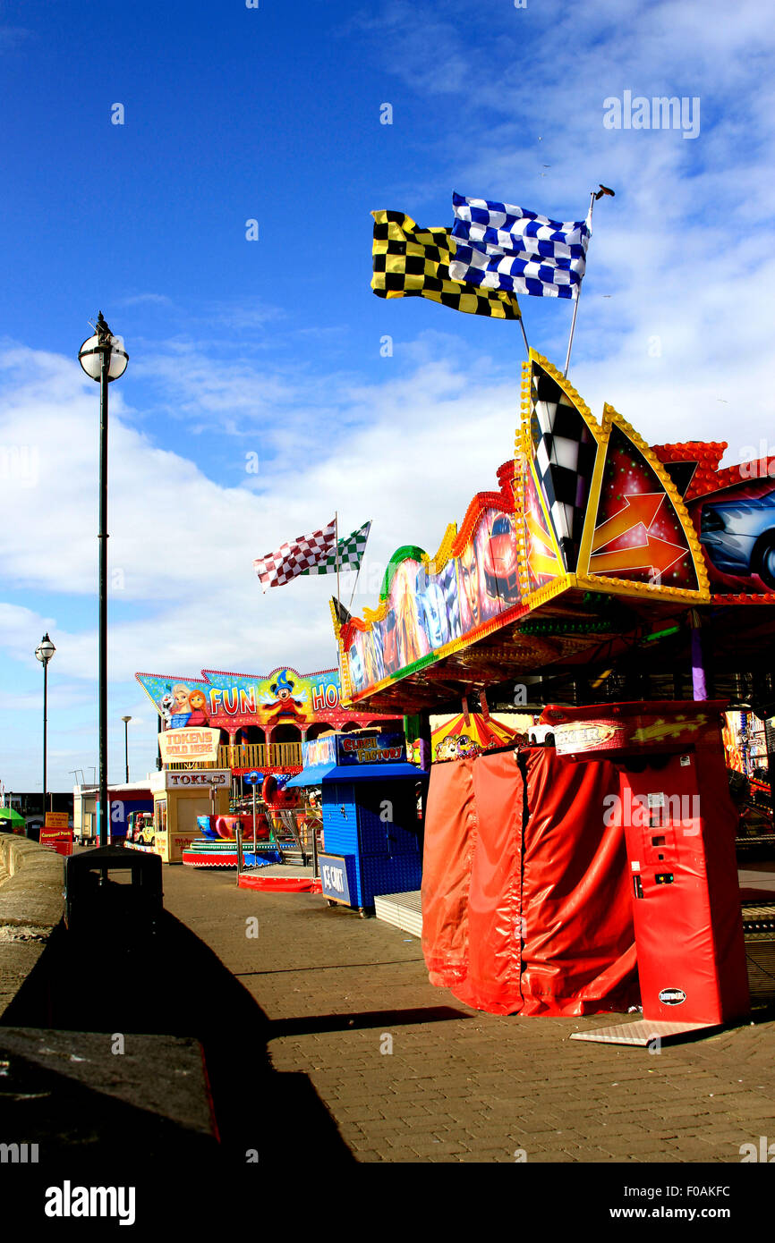 Meer fährt, Bridlington, East Yorkshire Stockfoto