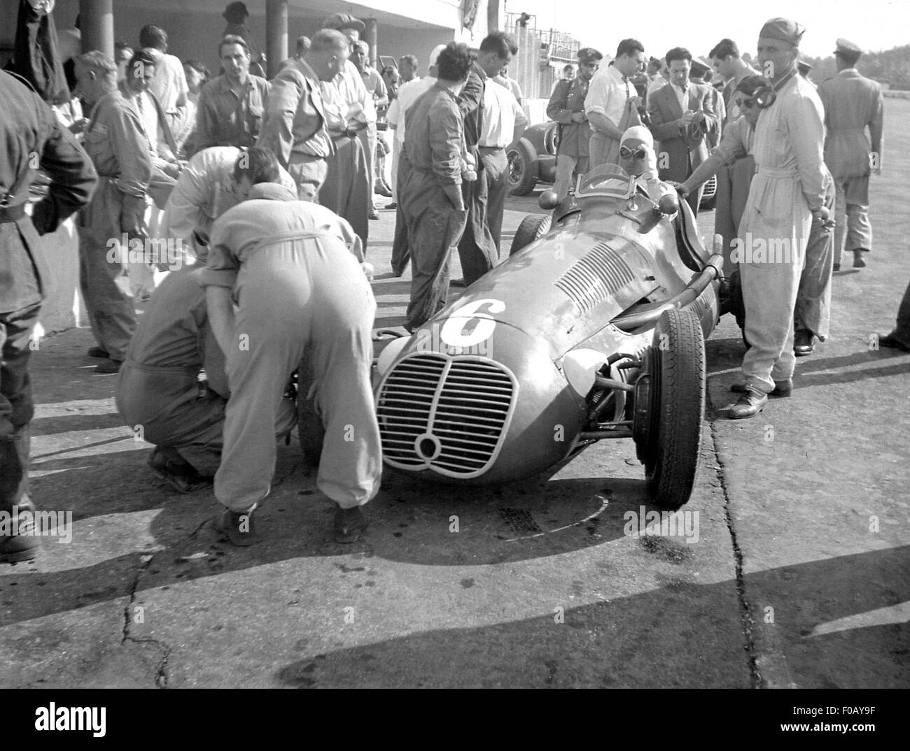 GP von Italien in Monza der 1940er Jahre Stockfoto