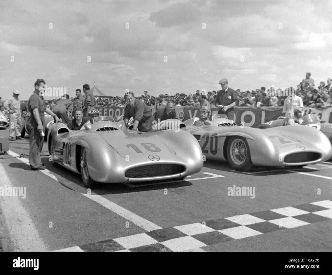 Französischen GP in Reims 1954 Stockfoto