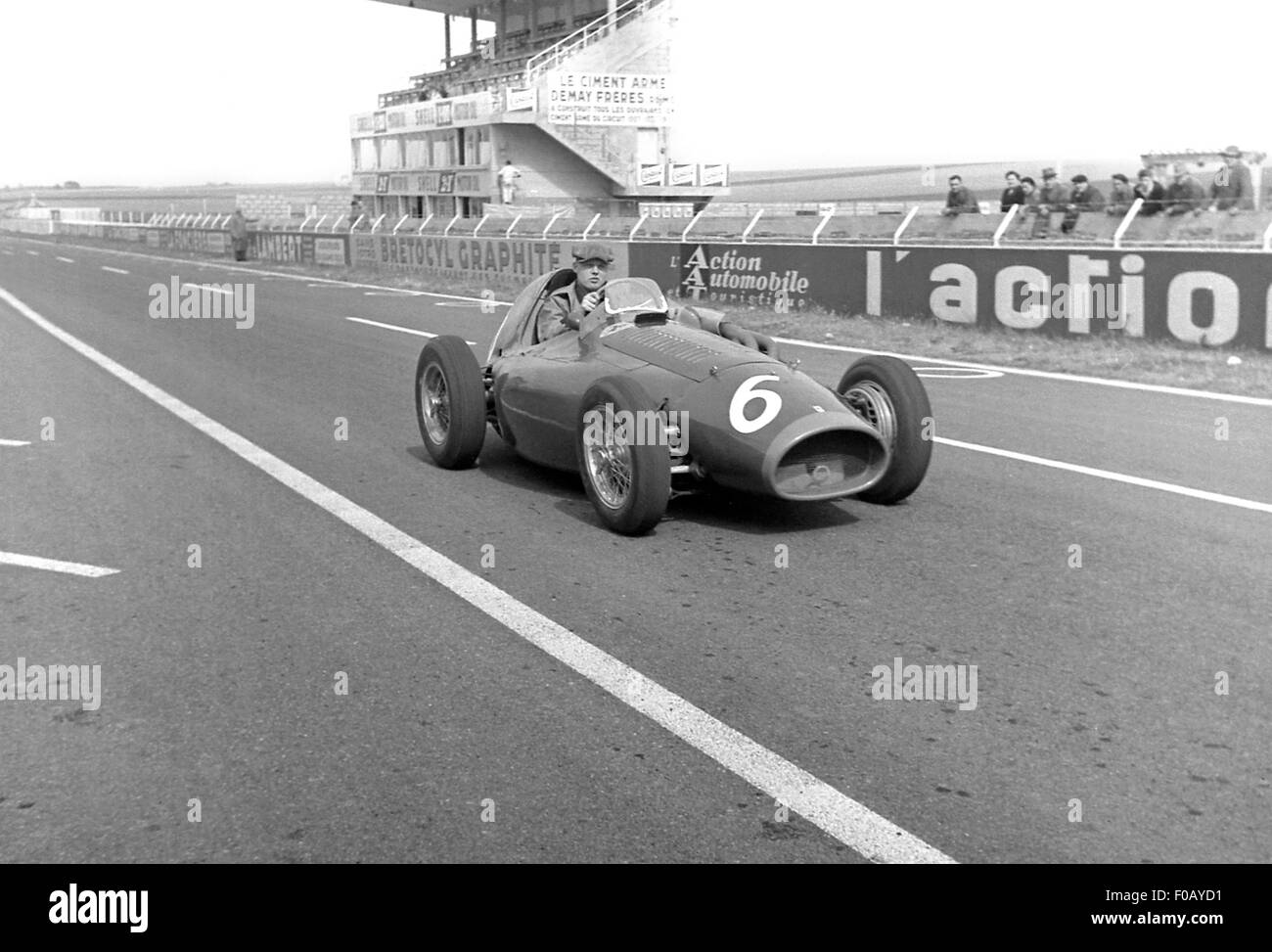 Französischen GP in Reims 1954 Stockfoto