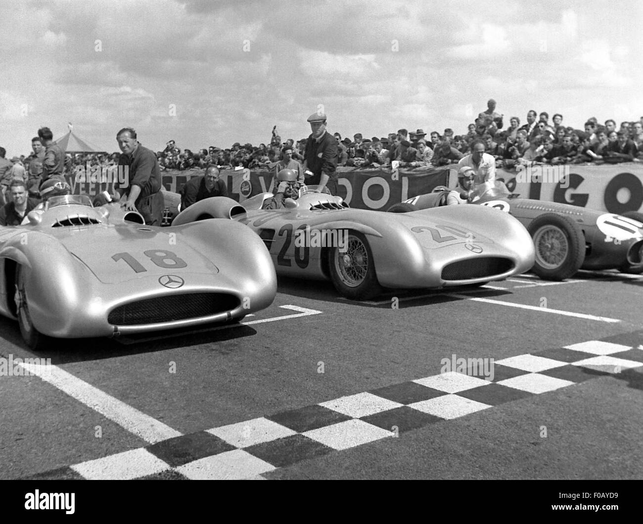 Französischen GP in Reims 1954 Stockfoto