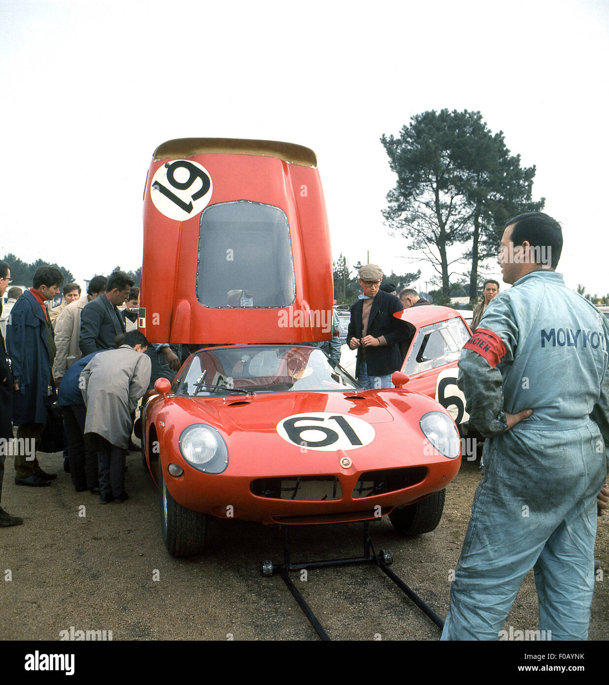 Ferrari ASA in Le Mans 1964. Stockfoto
