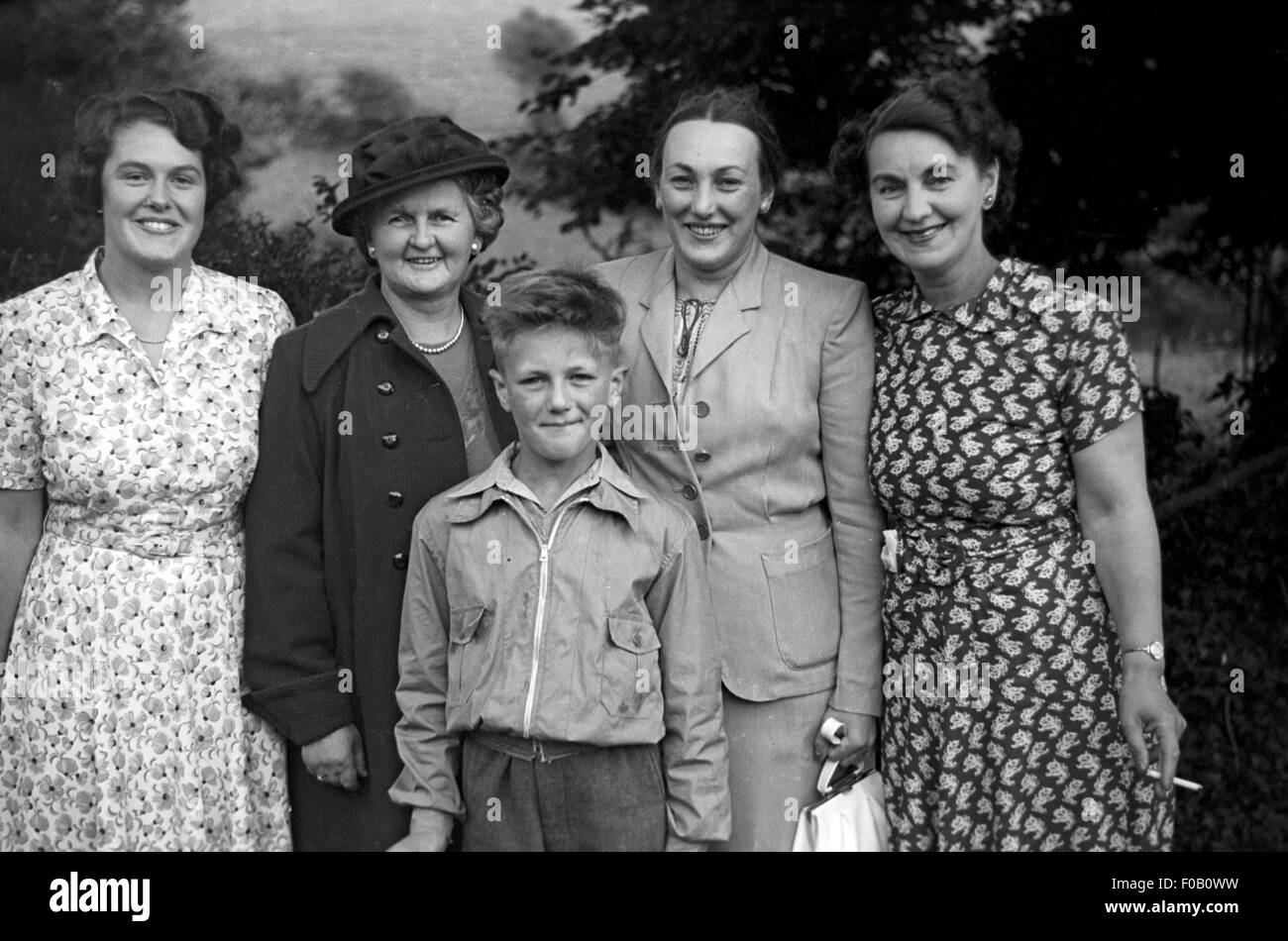 Ein Familienporträt Stockfoto