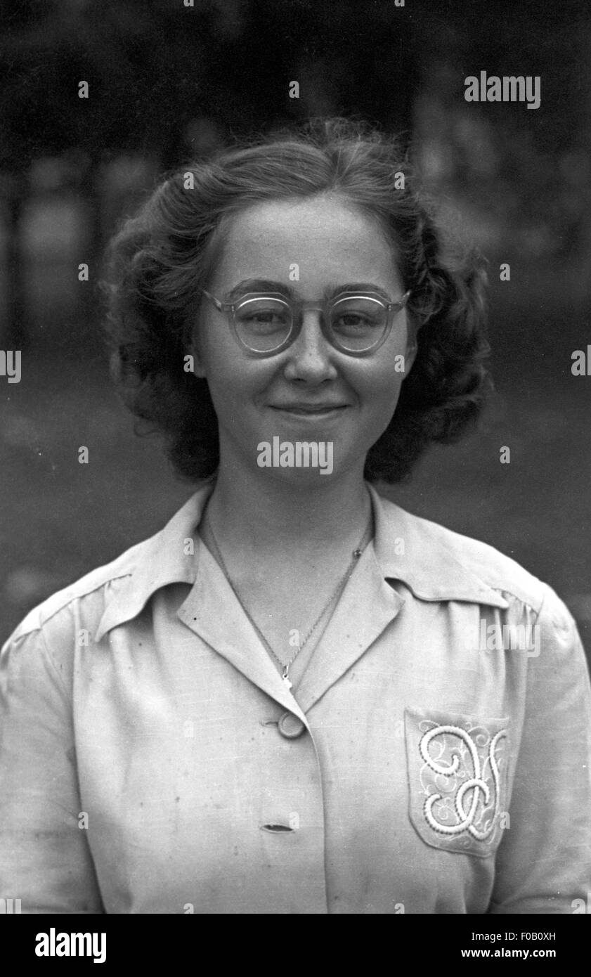 Porträt einer jungen Frau Stockfoto