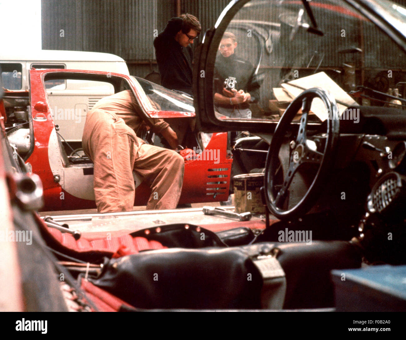 Ferrari 330 P4 in Le Mans 1967 Stockfoto