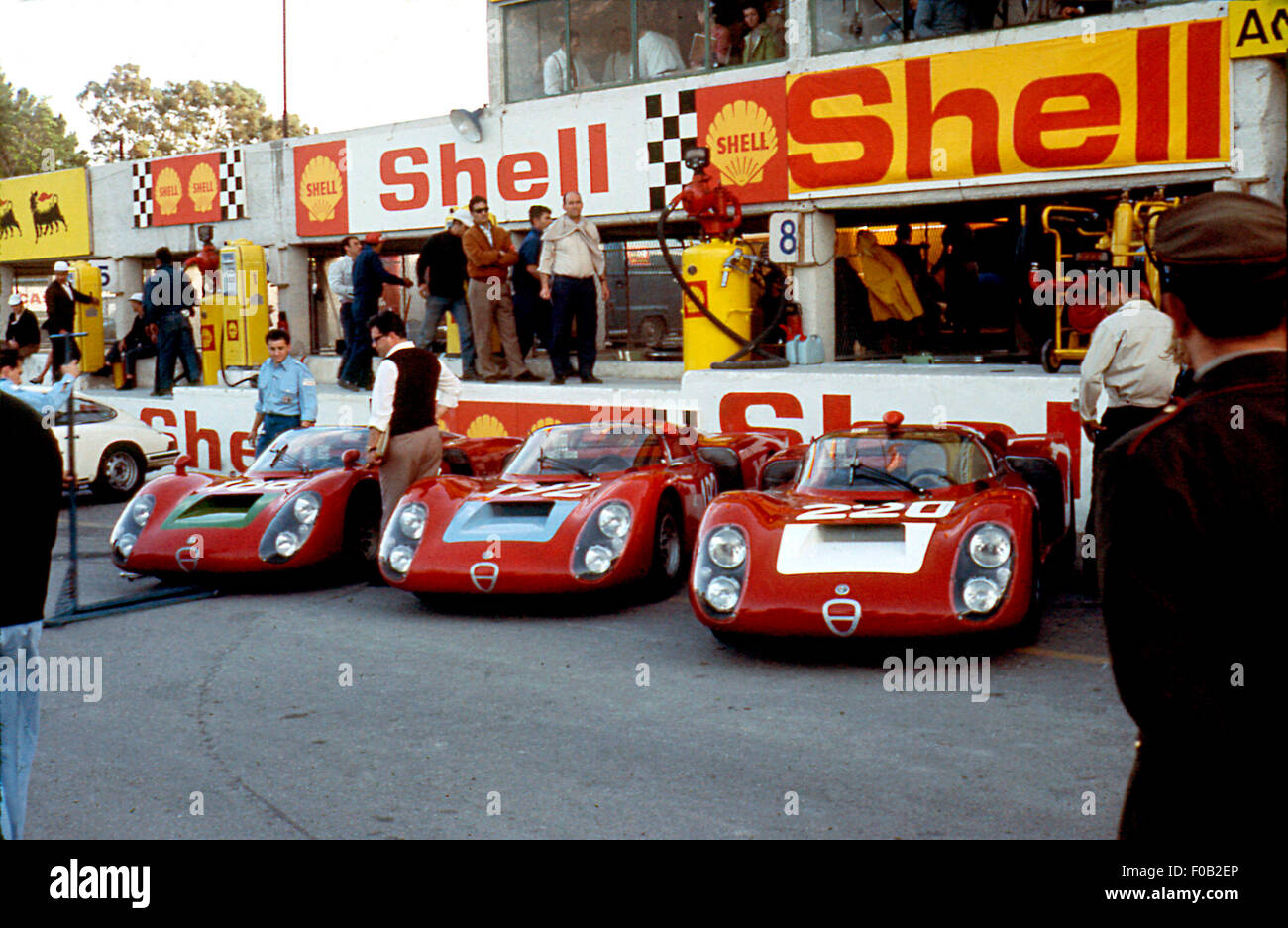 1968-Alfa Romeo T33 Stockfoto