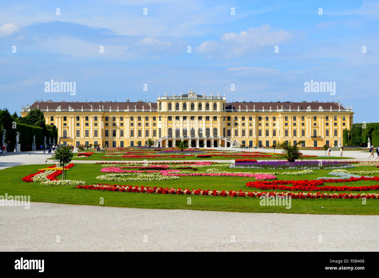 Schloss Schönbrunn, Vienna Stockfoto