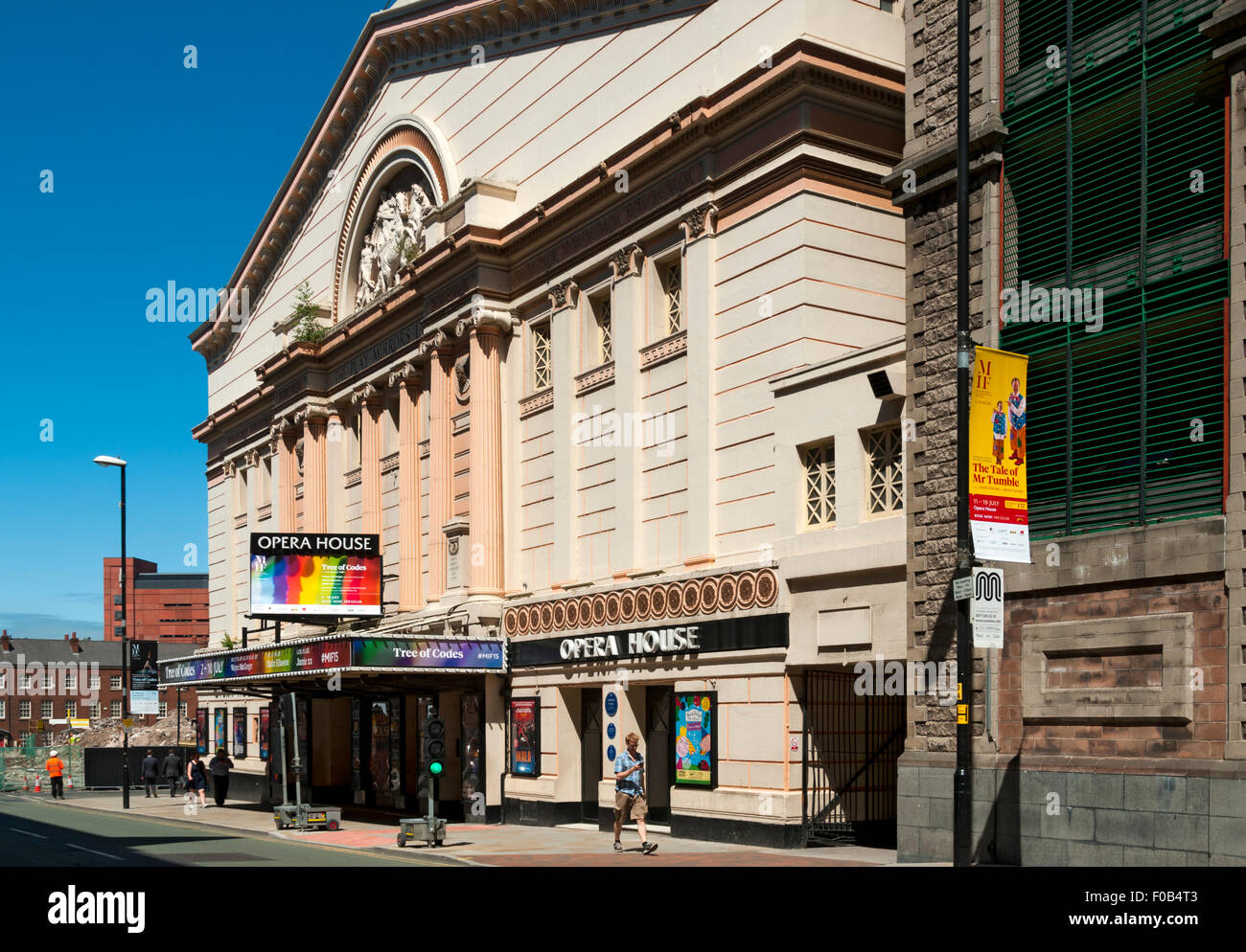 Das Opera House Quay Street, Manchester, England, UK. Gebaut 1920, grade II aufgeführt. Stockfoto