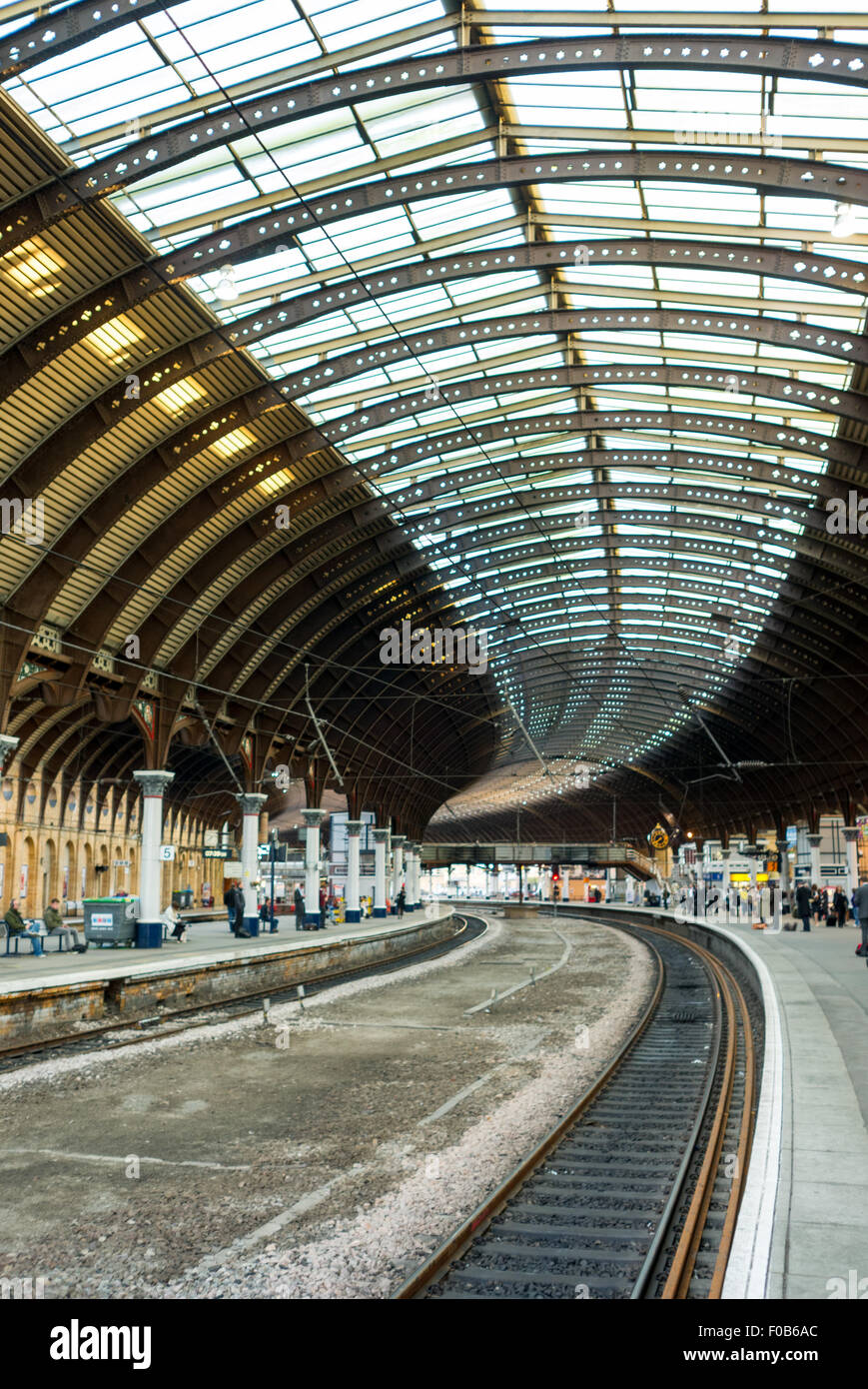 York Bahnhof Yorkshire England Stockfoto