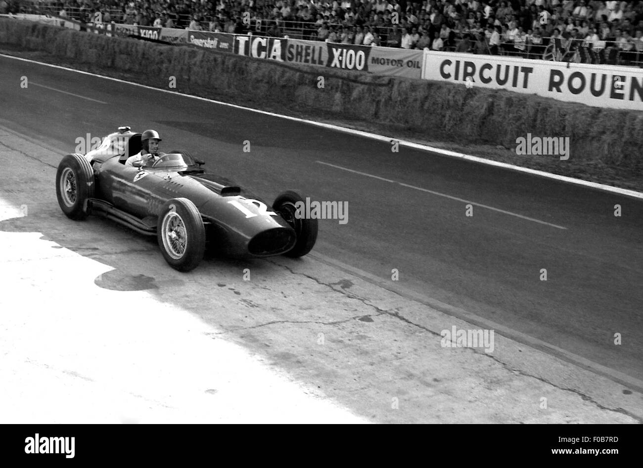 Französischen Grand Prix in Rouen 1957 Stockfoto