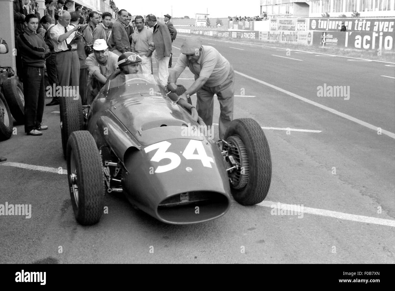 Französischen GP in Reims 1958 Stockfoto