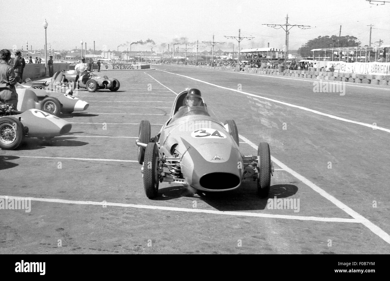 Formel Junior in Porto 1958 Stockfoto