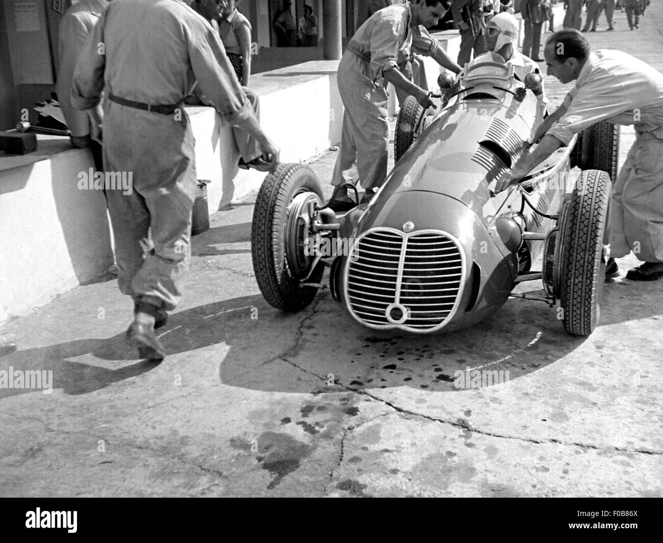 Maserati 4CLT Rennwagen Stockfoto