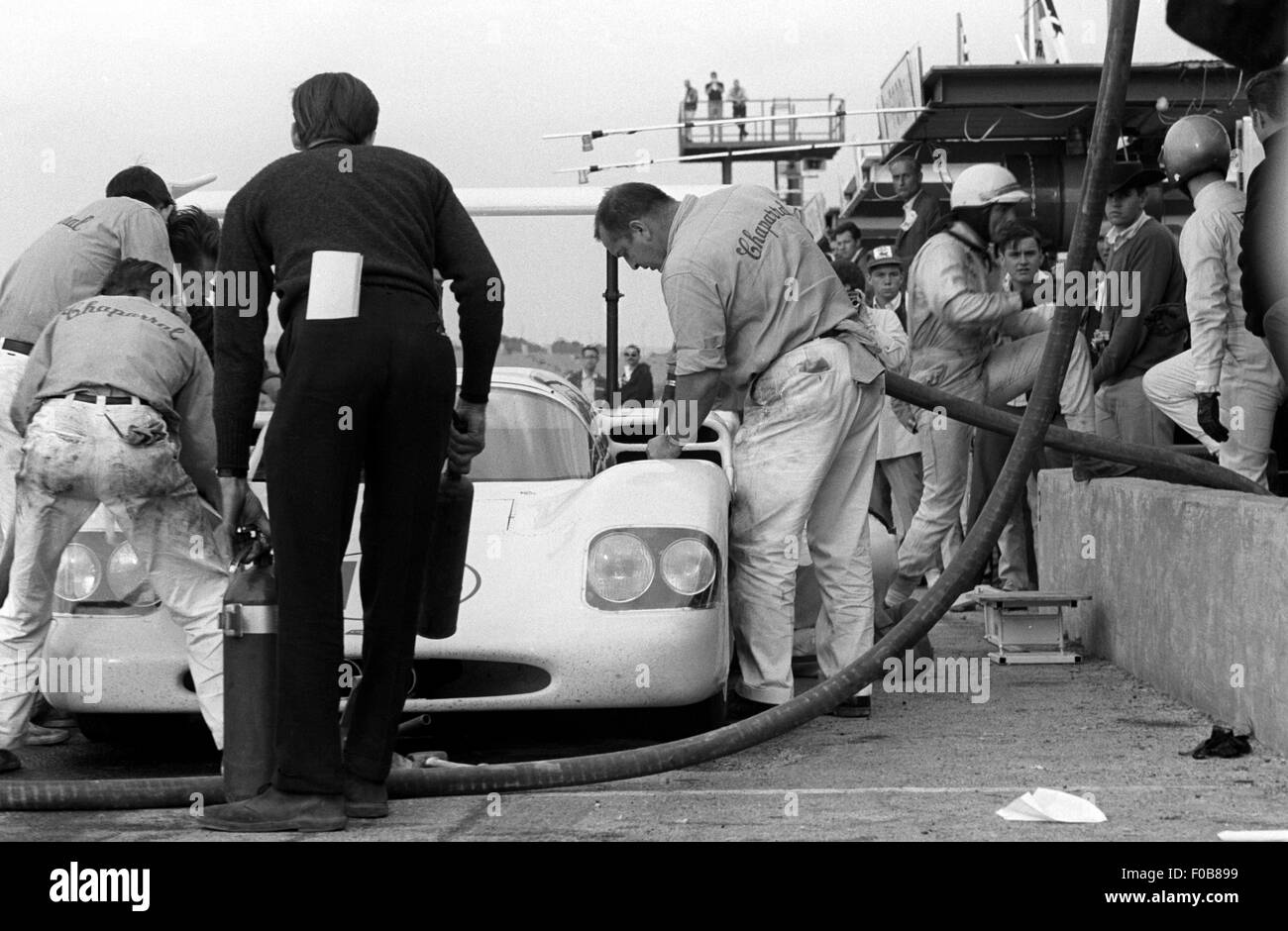 Phil Hill Chaparral 2F Chevrolet auf dem Daytona International Speedway Stockfoto