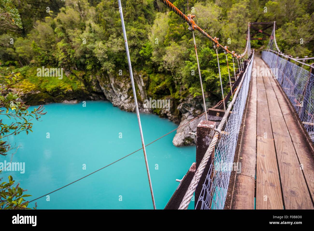 die große Hokitika Schlucht im südlichen Neuseeland Stockfoto