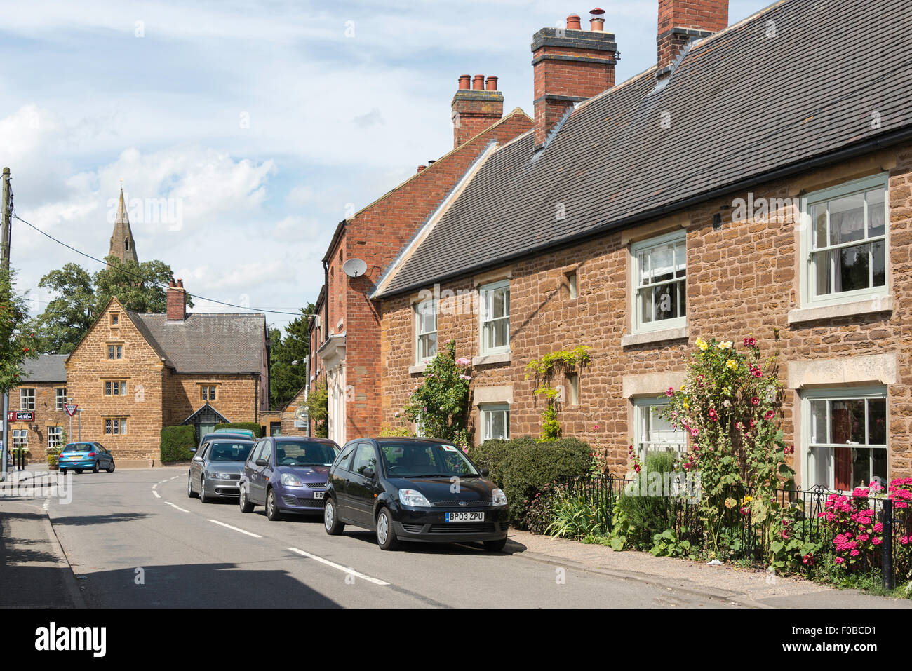 High Street, Crick, Northamptonshire, England, Vereinigtes Königreich Stockfoto