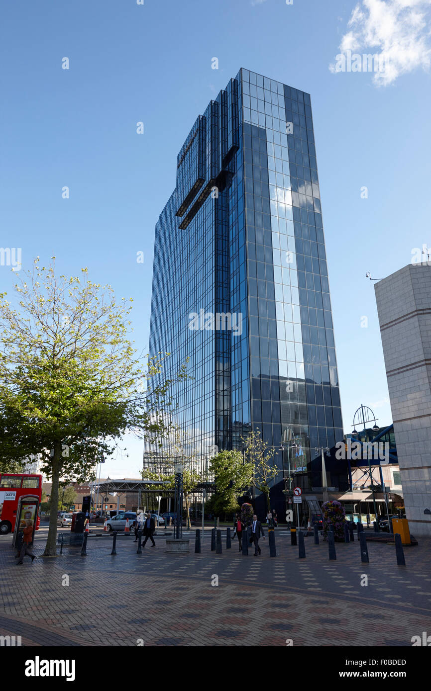 Hyatt regency Hotel und Centenary square Birmingham UK Stockfoto