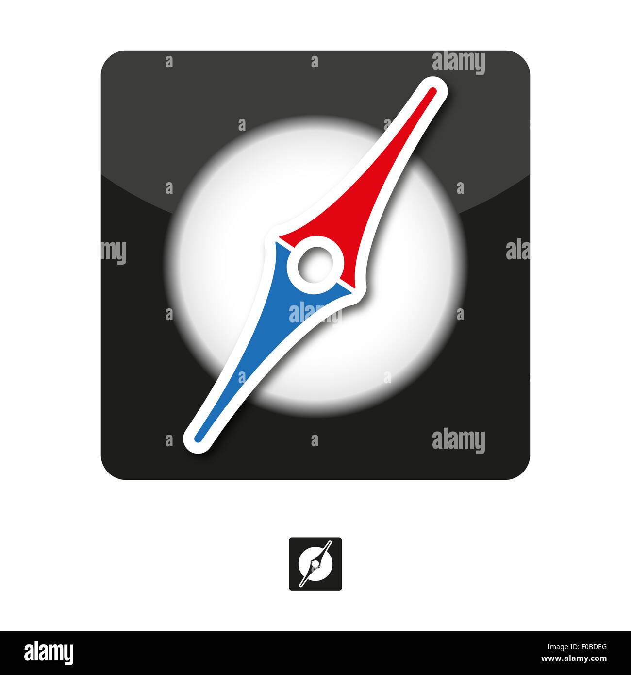 Kompass-Symbol Stock Vektor